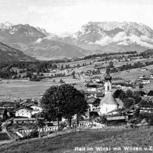 Reit im Winkl mit Wilden und Zahmen Kaiser
